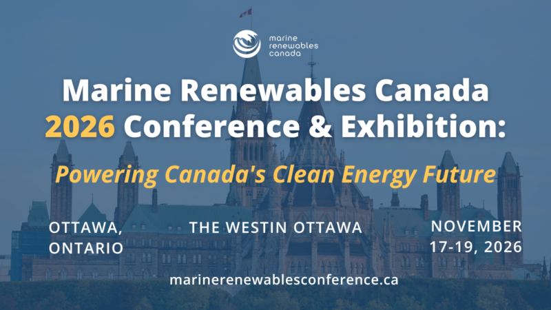 Marine Renewables Canada 2026
