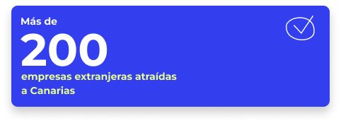 Más de 200 empresas extranjeras atraídas a Canarias